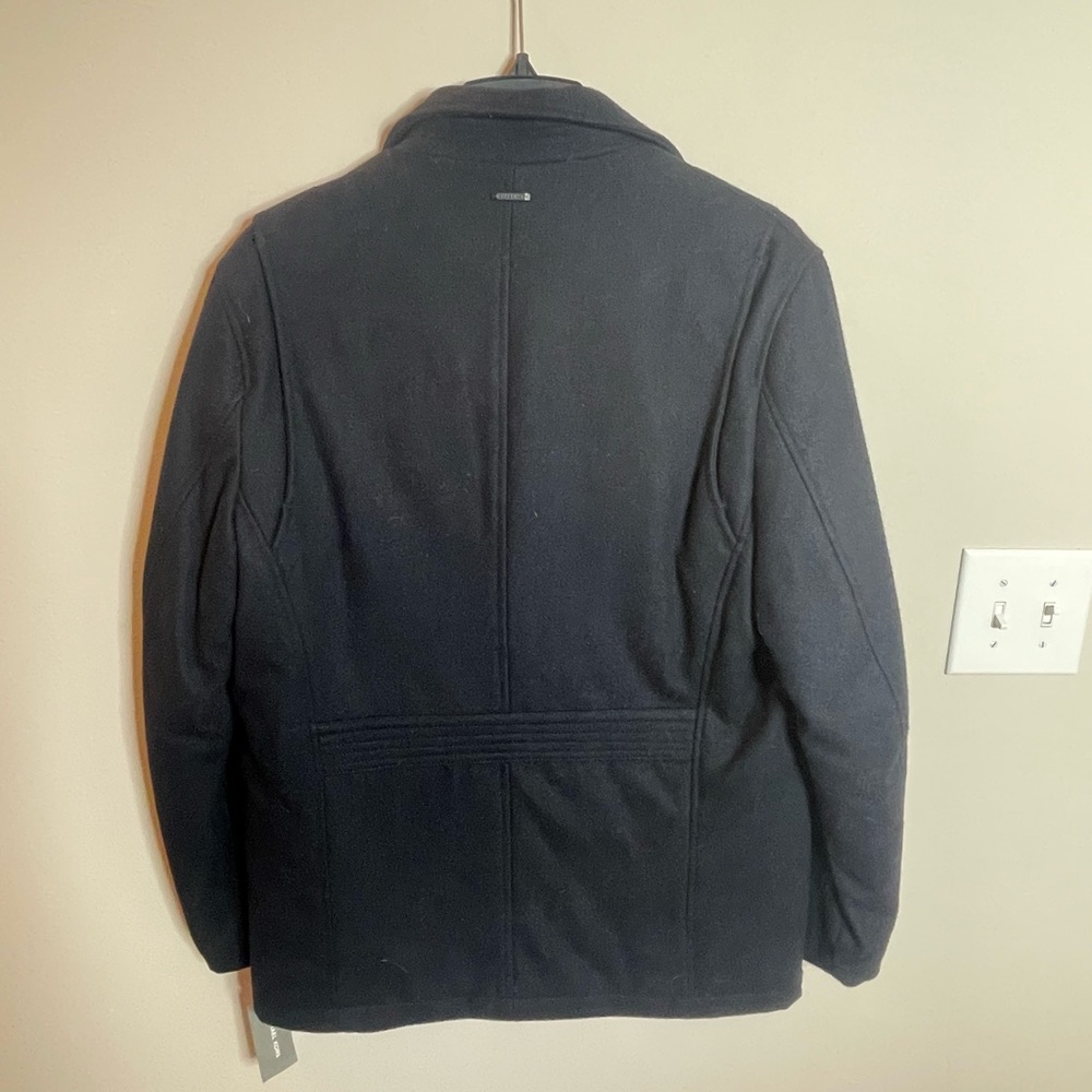 Michael Kors Wool Navy Heather Jacket Size S - Picture 4 of 5